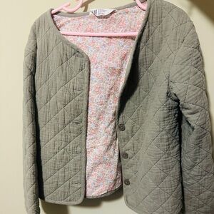 h&m girl cotton thin comfortable jacket size 7